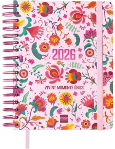 CAT AGENDA ESCOLAR VITAE 4º 25 26 16M SVH ROSA CATALAN